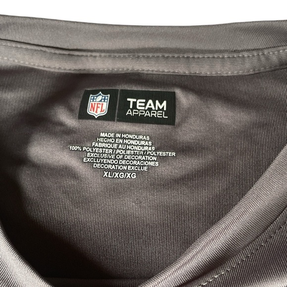 NFL Team Apparel Chicago Bears Football Gray T-shirt, Size XL, Bear Down, Ditka - Picture 3 of 4